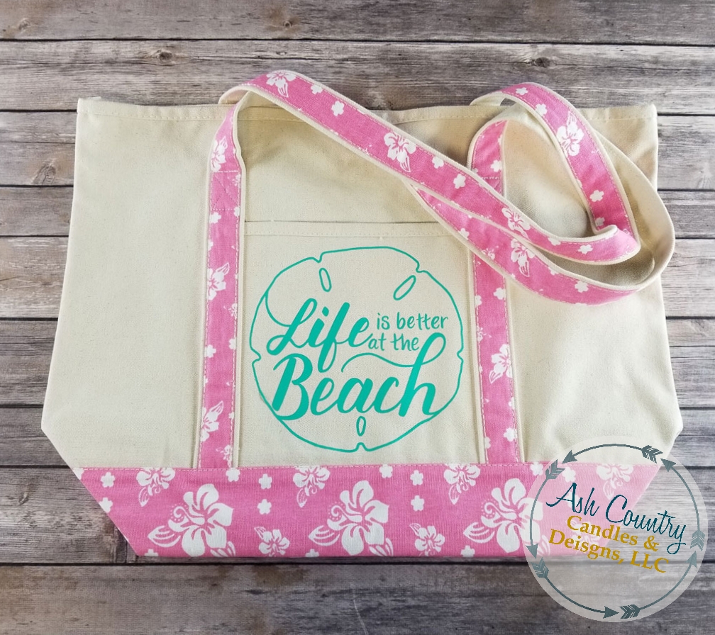 Pink Beach Bag